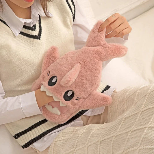 Cute Shark Plush mit Wärmflasche