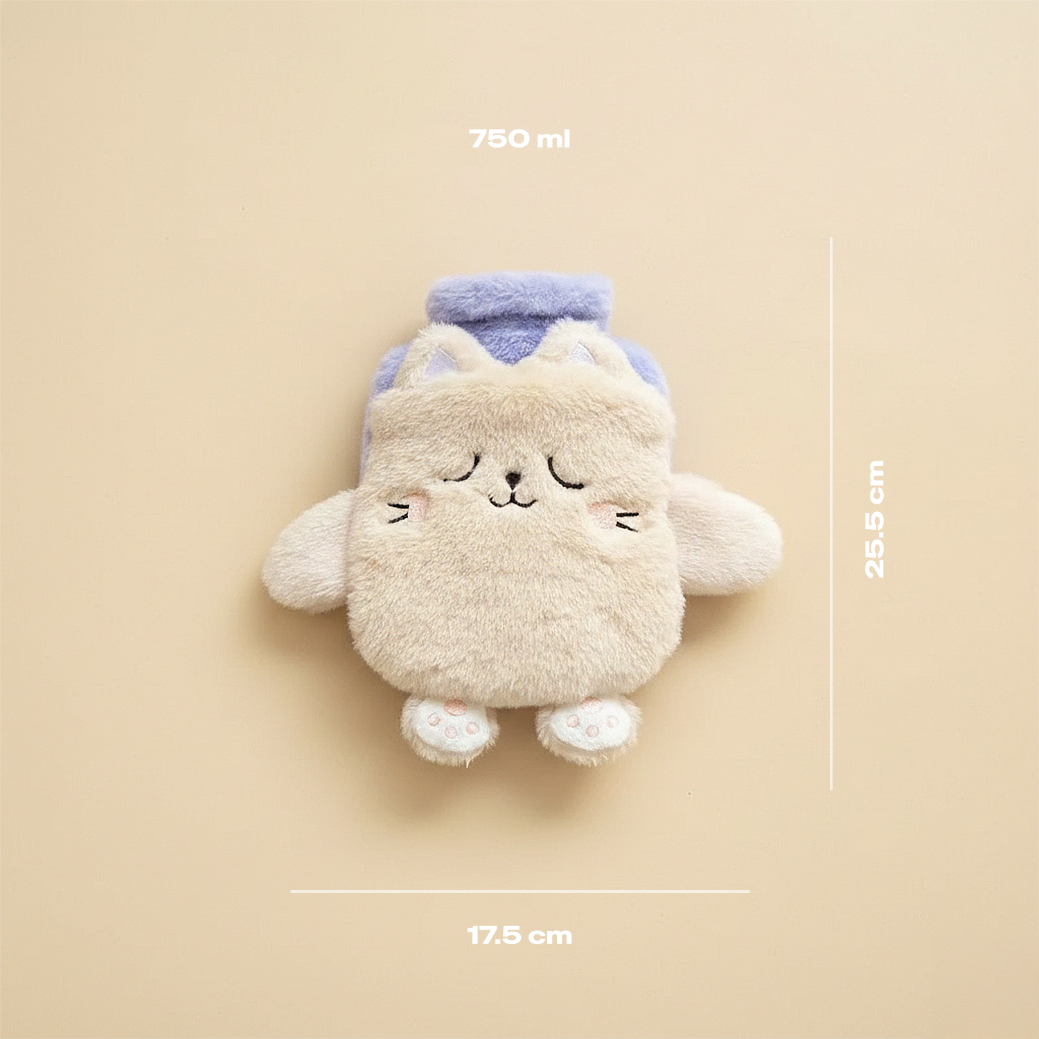 Soft Plush mit Wärmflasche